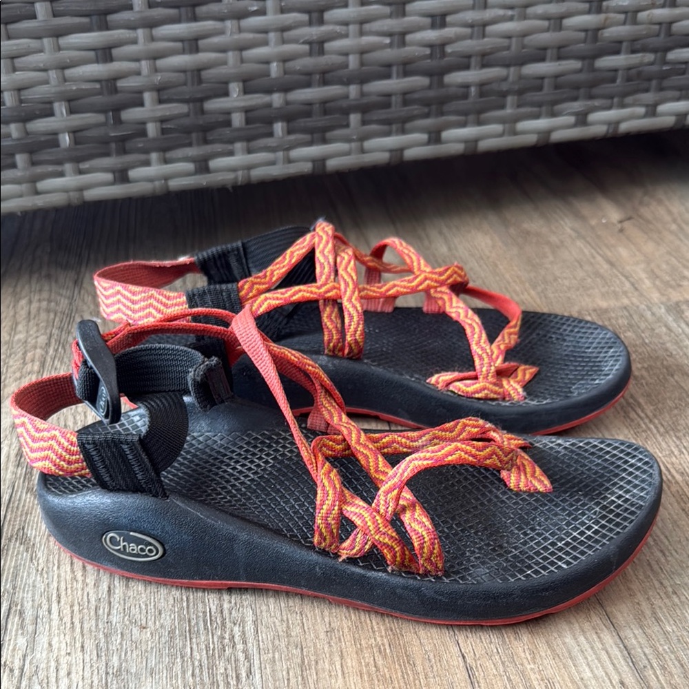 Chaco Women's Sandals - Black and Red